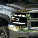 Form Lighting - 2007-2013 Chevrolet Silverado LED Projector Headlights (pair)