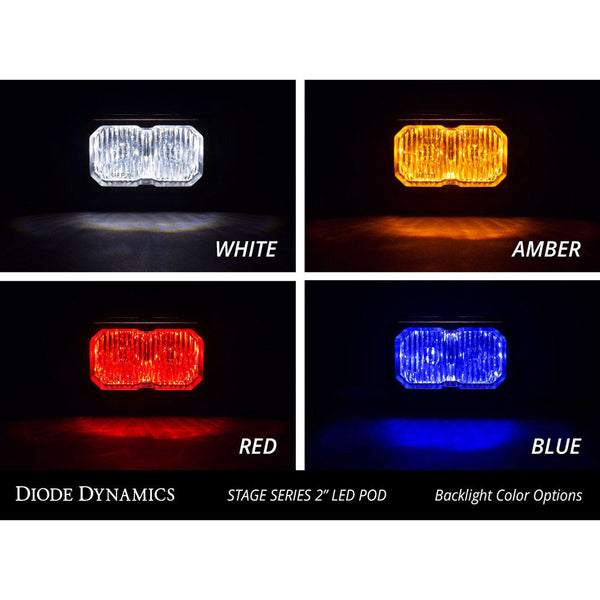 Diode Dynamics - SSC2 SAE/DOT White Pro Standard LED Pod (Pair)