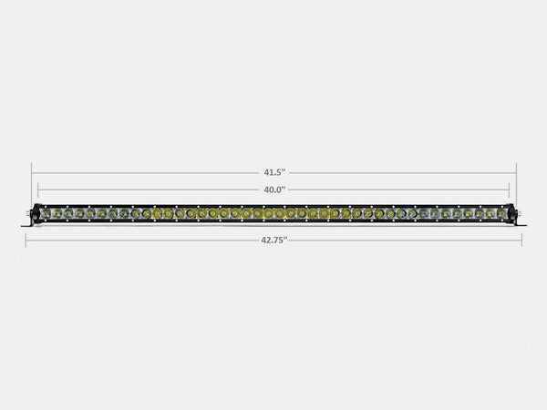 42" Slim Single Row LED Bar