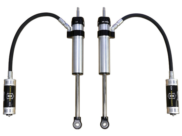 Icon 2.5 Remote Reservoir Shocks Rear Pair for 2003-2022 Toyota 4Runner 4WD RWD