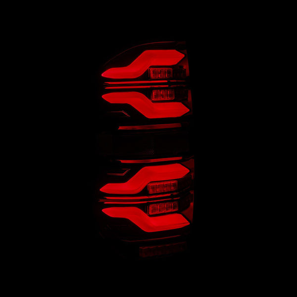 AlphaRex-LED Taillights Black-Red