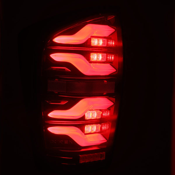 AlphaRex-LED Taillights Black-Red