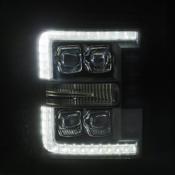 Alpha Black Nova Series Headlights For 2011-2016 Ford Superduty