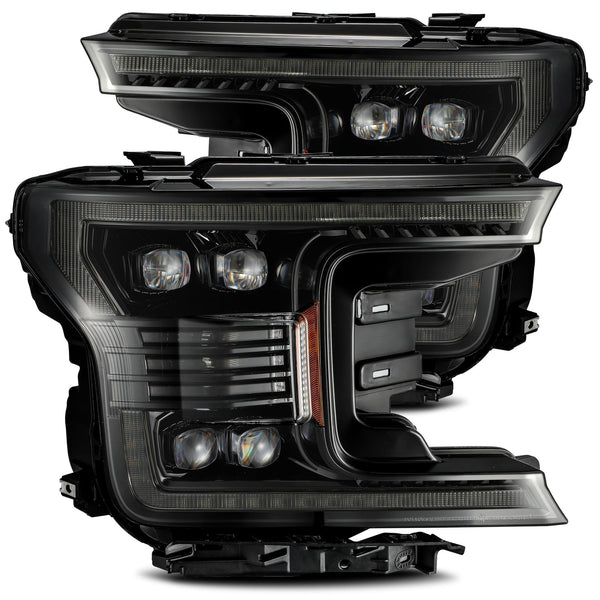 Nova Series Alpha Black Headlights For 2018-2020 F-150