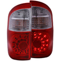 ANZO 2004-2006 Toyota Tundra LED Taillights Red/Clear