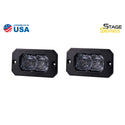 Diode Dynamics - SSC2 SAE/DOT White Pro Flush Mount LED Pod (Pair)