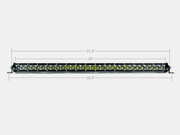 32" Slim Single Row LED Bar