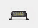 8" Dual Row 5D Optic OSRAM LED Bar