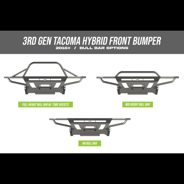 Tacoma Hybrid Front Bumper For 2016-Up Tacoma