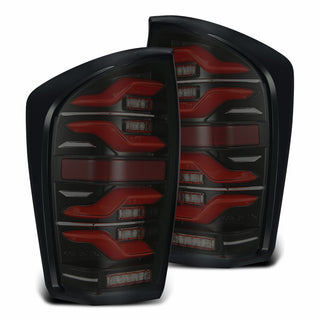 Buy black-red AlphaRex LUXX-Series Sequential LED Tail Lights For 16-22 Tacoma