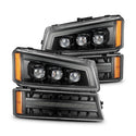 AlphaRex NOVA-Series LED Projector Headlights For 03-06 Chevrolet Silverado/02-06 Avalanche