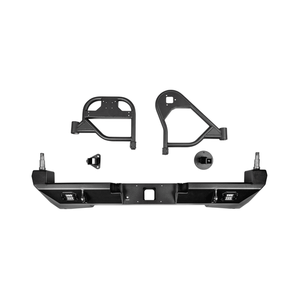 All-Pro Offroad High Clearance Dual Swing-Out Rear Bumper for 05-15 Tacoma