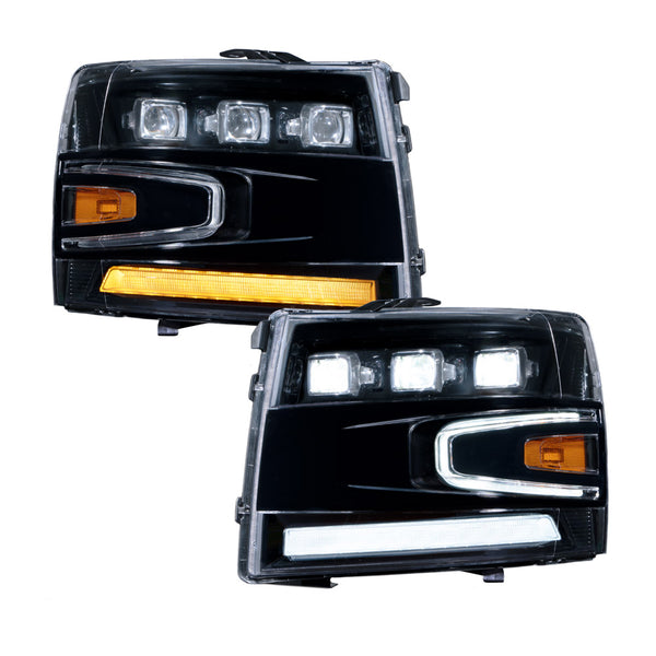 Form Lighting - 2007-2013 Chevrolet Silverado LED Projector Headlights (pair)