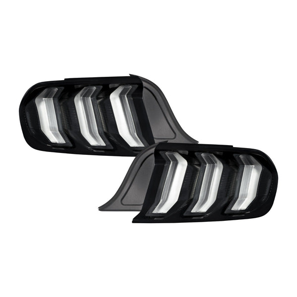 Form Lighting - 2015-2022 Ford Mustang LED Tail Lights Smoke (pair)