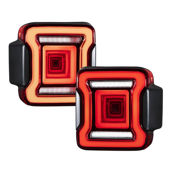 2018-2022 Jeep Wrangler JL LED Tail Lights Red