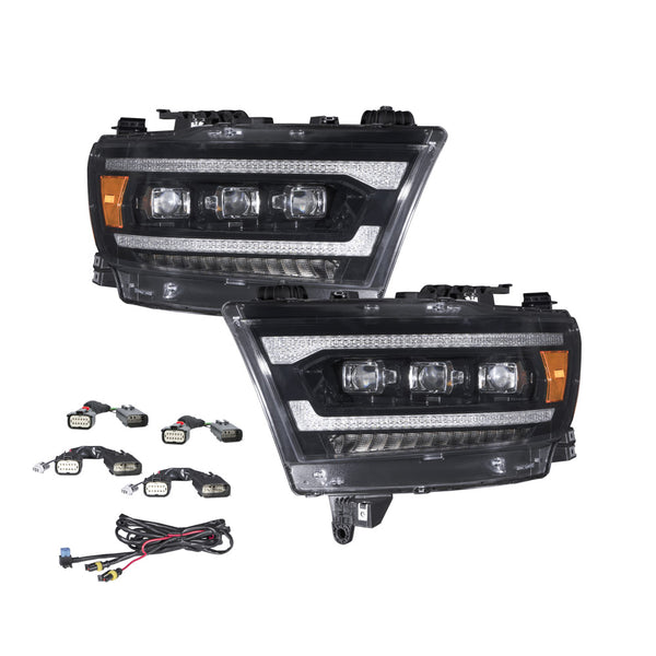 2019-2023 Ram 1500 Sequential LED Projector Headlights