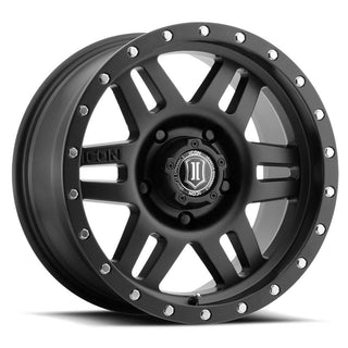 Icon Alloys Six Speed Wheel | Satin Black - Toyota 2005+ Tacoma/2003+ 4Runner