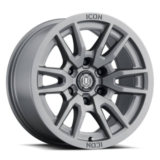 Icon Alloys Vector 6 Wheel | Titanium - Toyota 2005+ Tacoma/2003+ 4Runner