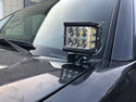 2005-2015 TOYOTA TACOMA LOW PROFILE LED DITCH LIGHT BRACKETS KIT