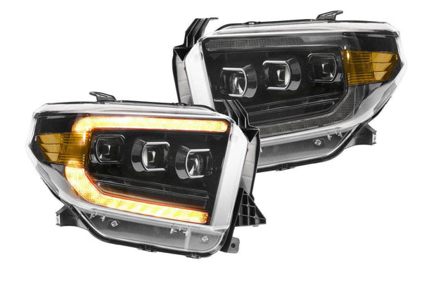 Morimoto XB LED Headlights Amber DRL 2014-2020 Toyota Tundra