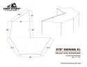 Tuff Stuff 270º Degree XL Awning