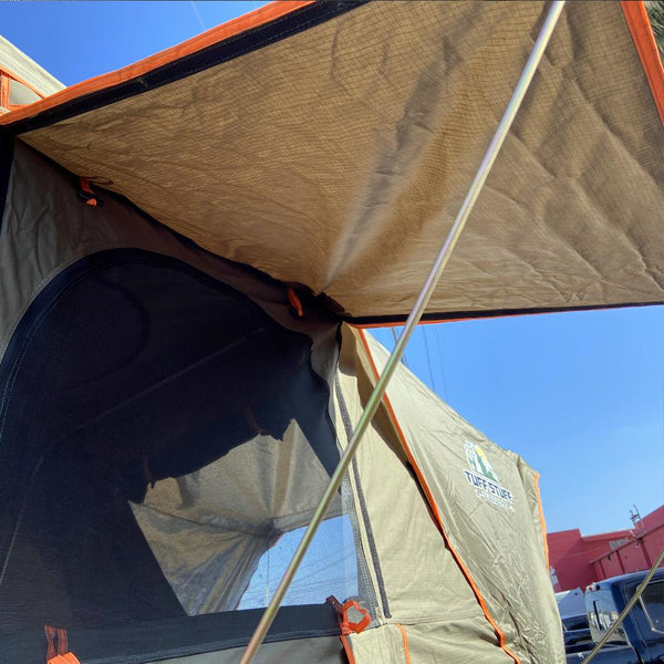 Tuff Stuff® ALPHA™ Hard Top Side Open Tent, Gray, 3+ Person