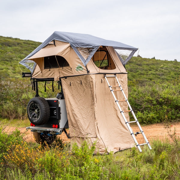 Tuff Stuff® Overland Roof Top Tent Annex Room, w/ Floor, Delta & TRAILHEAD™