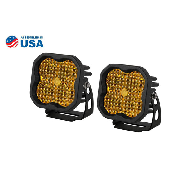 Diode Dynamics - SS3 SAE/DOT Yellow Pro LED Pod (Pair)